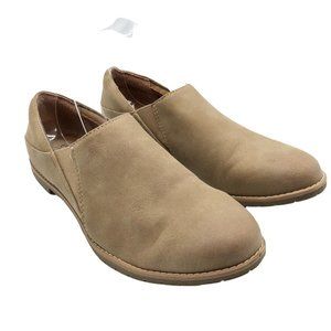 Euro Soft by Sofft Tan Slip On Loafers Size 9